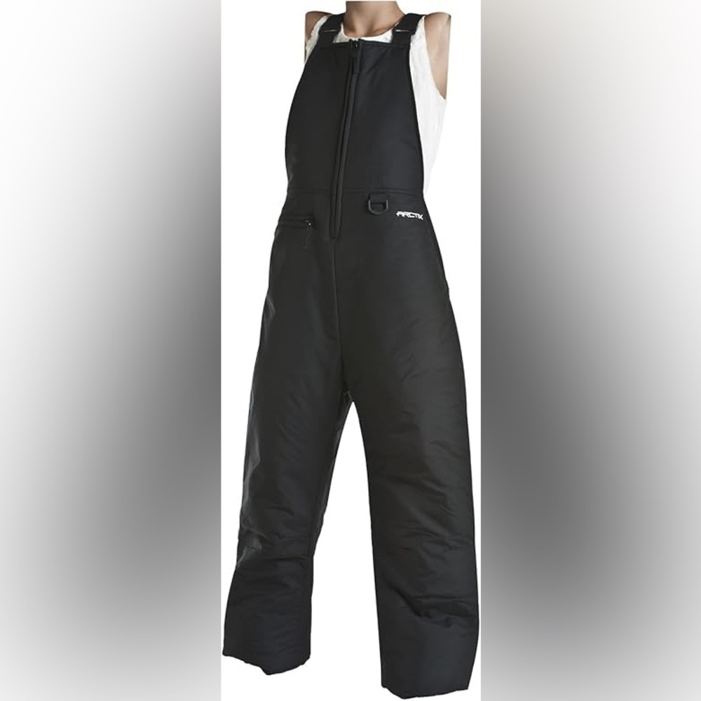 Arctix Kids Black Insulated Bib Overalls Size Large 14/16